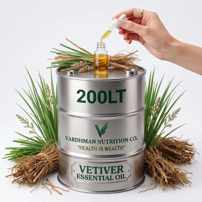 Vetiver Essential Oil (Vetiveria zizanoides L)